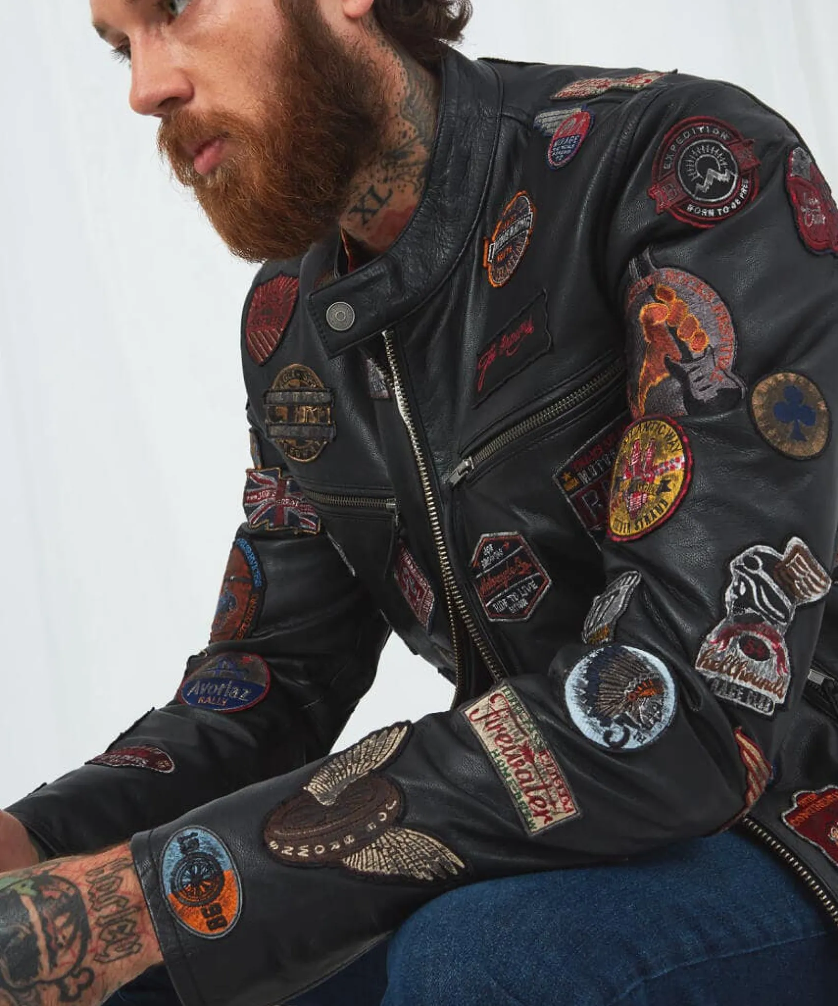 on_tour_leather_jacket_0.webp Leather Jackets | Coats & Jackets | Men,s | Men,s Joe Browns On Tour Leather Jacket Black