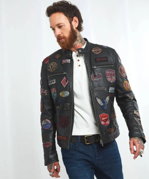 Leather Jackets | Coats & Jackets | Men,s | Men,s Joe Browns On Tour Leather Jacket Black