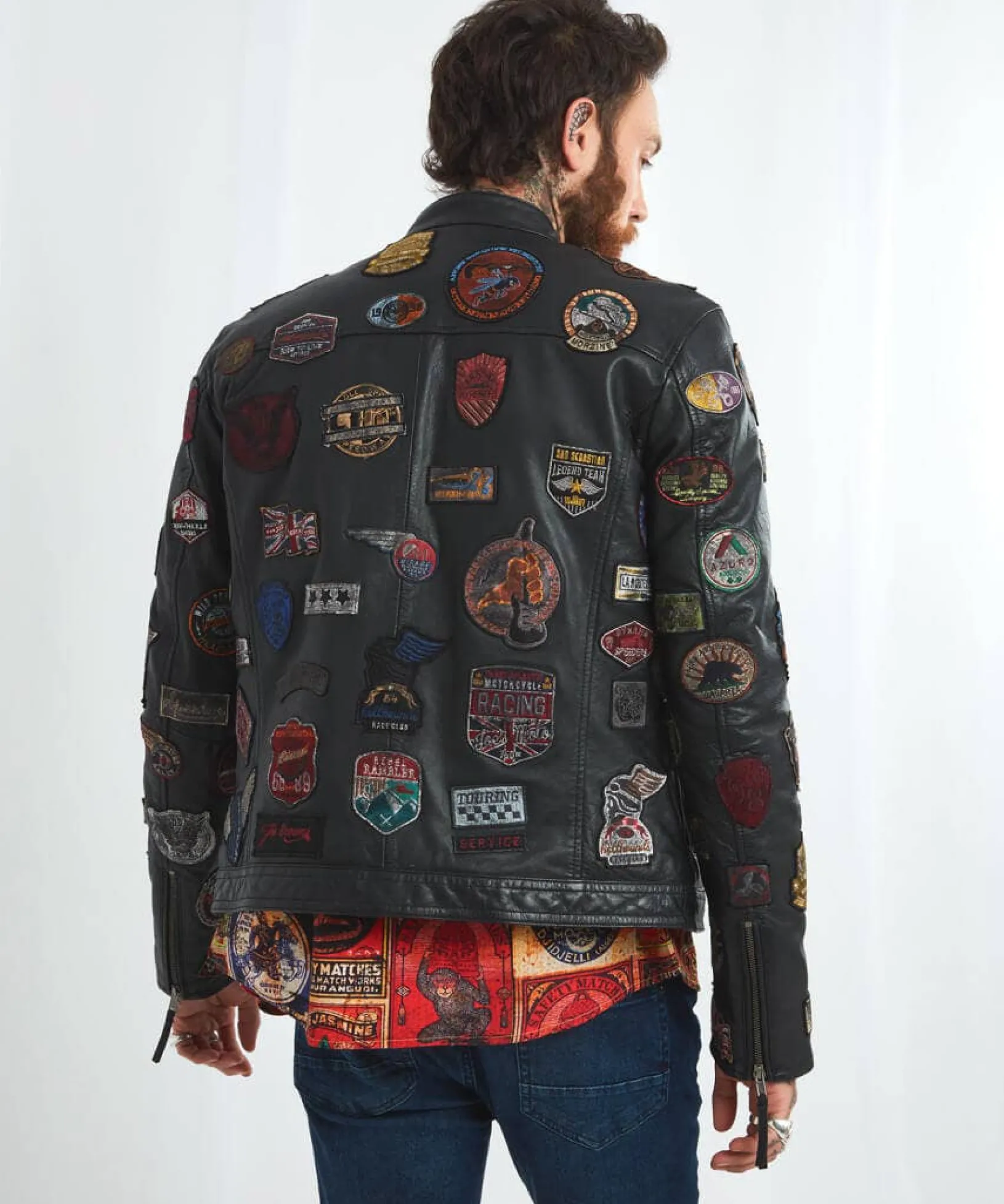 on_tour_leather_jacket_3.webp Leather Jackets | Coats & Jackets | Men,s | Men,s Joe Browns On Tour Leather Jacket Black