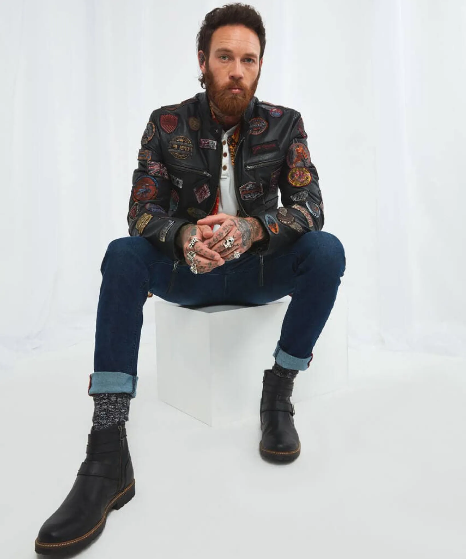 on_tour_leather_jacket_4.webp Leather Jackets | Coats & Jackets | Men,s | Men,s Joe Browns On Tour Leather Jacket Black