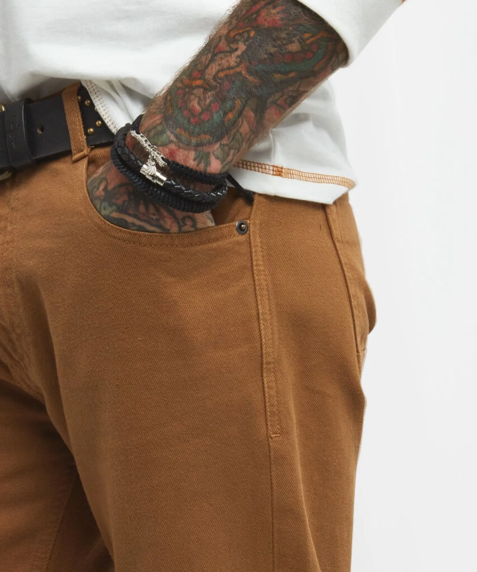 on_track_jeans_4.webp Cargo Trousers | Straight Leg Jeans | Men's Partywear | Jeans & Trousers | Denim Styles | Top Picks | Top Picks | Top Picks | Men,s | Men,s Joe Browns On Track Jeans Dark Tobacco