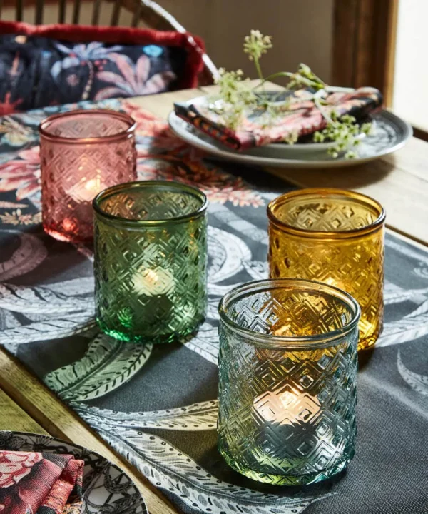 Living Room | Bedroom | Endless Sunsets | Home Accessories | Gifts | Home | Home | Home | Home | Women's Joe Browns Pack Of 4 Recycled Glass Tealight Holders Multi