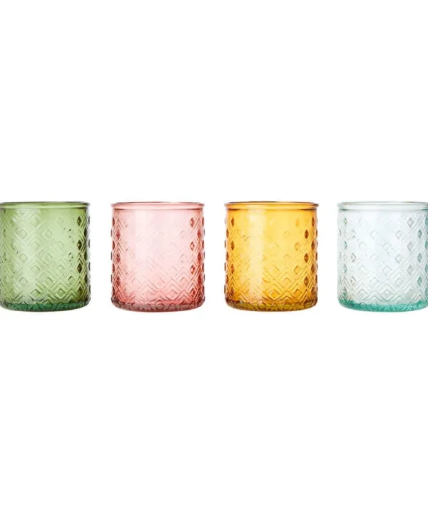 Living Room | Bedroom | Endless Sunsets | Home Accessories | Gifts | Home | Home | Home | Home | Women's Joe Browns Pack Of 4 Recycled Glass Tealight Holders Multi