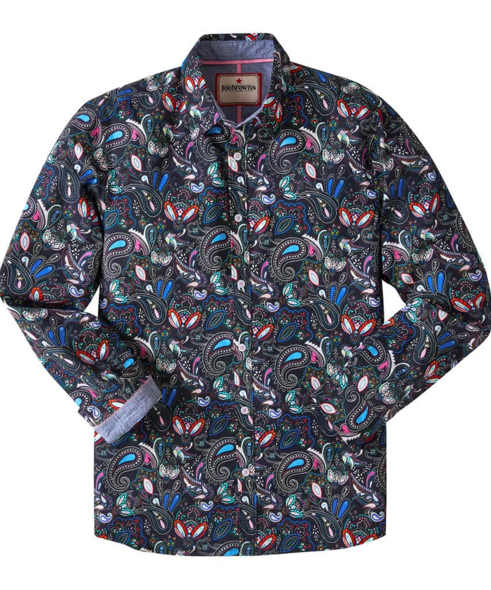 party_paisley_shirt_1.webp Shop Men's Collection | Funky Shirts | Men's Partywear | Shirts | Sale Shirts | Top Picks | Top Picks | Top Picks | Men,s | Men,s Joe Browns Party Paisley Shirt Black