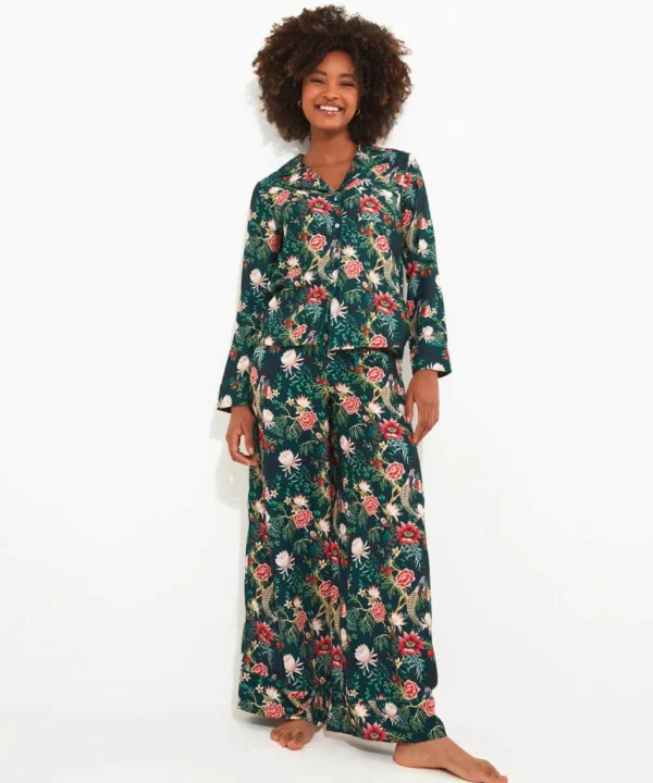 Pyjamas & Loungewear | Gifts | Sale Pyjamas & Loungewear | Sale Jeans & Trousers | Women's | Women's | Women's | Women's Joe Browns Print Pyjama Bottoms Peacock