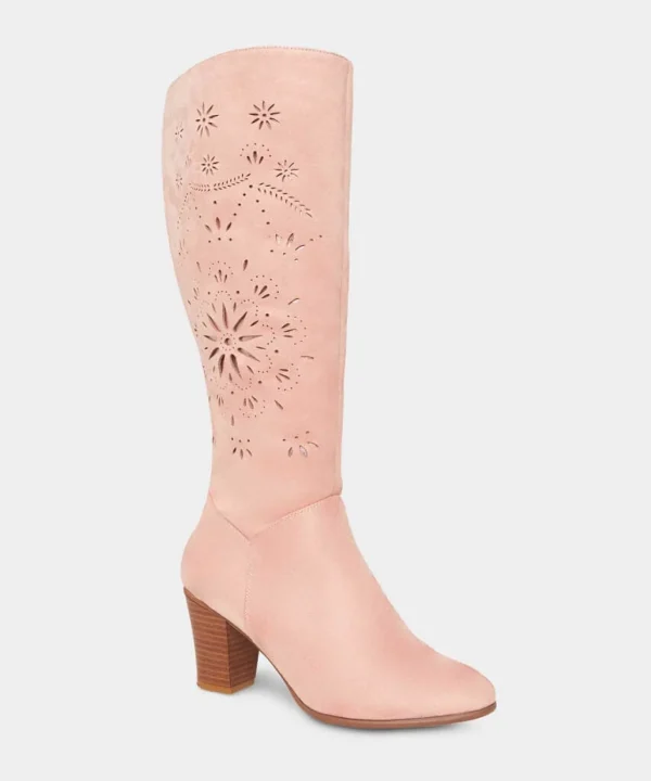 Sale Boots & Shoes | Women's Joe Browns Pearl River Laser Cut Boots Blush