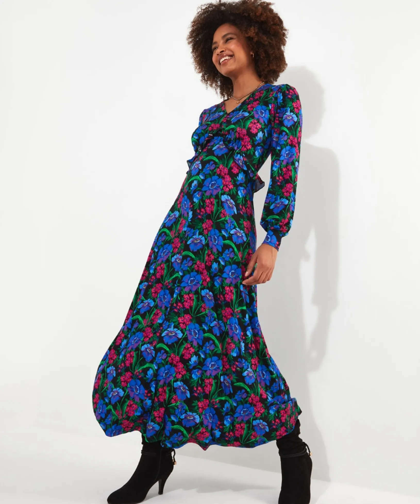 penelope_ruffle_jersey_dr_0.webp Maxi Dresses | Party Dresses | Petite | Dresses | Sale Dresses | Top Picks | Top Picks | Women's | Women's | Women's Joe Browns Penelope Ruffle Jersey Dress Multi