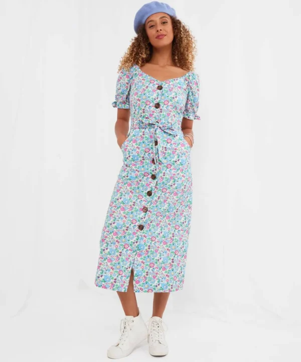 Sale Dresses | Women's Joe Browns Penny Button Through Dress Multi