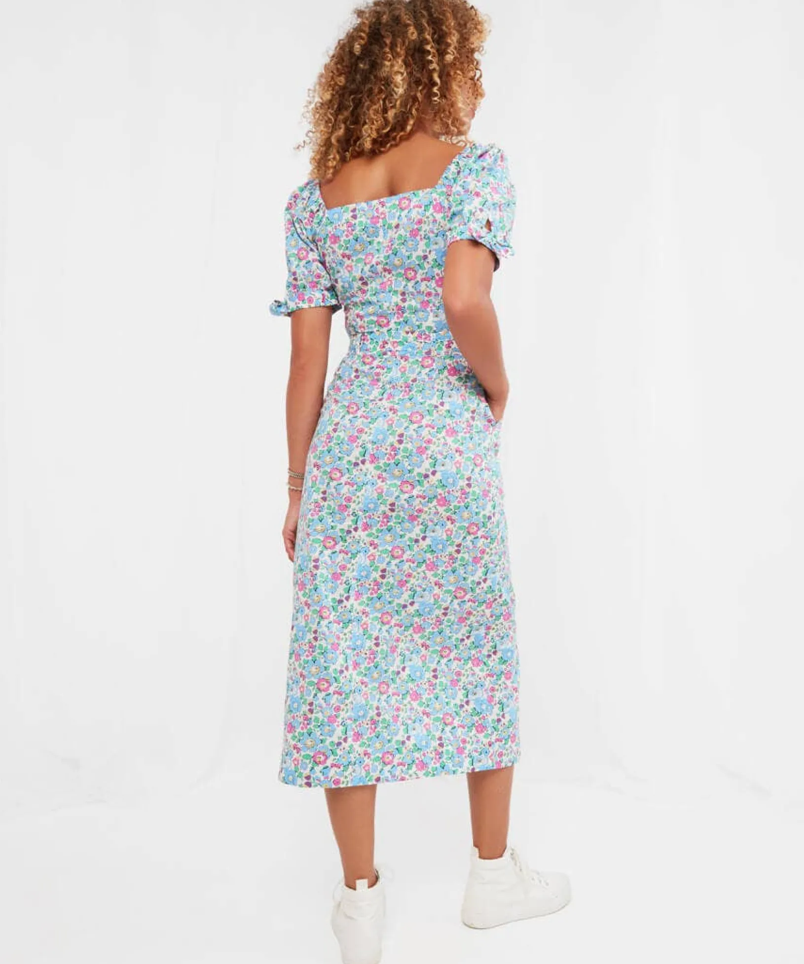 penny_button_through_dres_3.webp Sale Dresses | Women's Joe Browns Penny Button Through Dress Multi