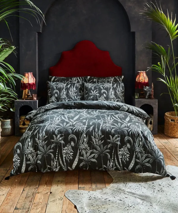 Bedroom | Endless Sunsets | Floral Décor | Nature Décor | Bedding | Sale Bedding | Home | Home | Home | Home | Home | Home Joe Browns Perfect Palms Reversible Bed Set Black