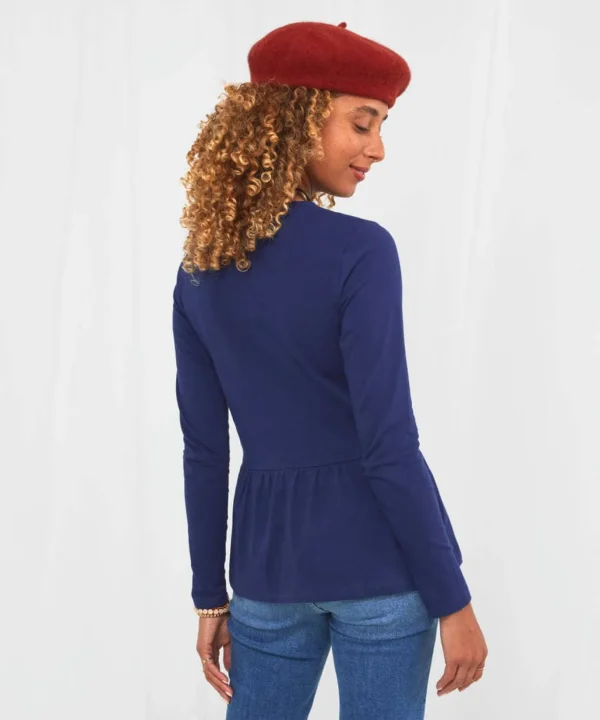 Sale Tops, Tunics & Blouses | Women's Joe Browns Perfect Peplum Top Blue / Orange