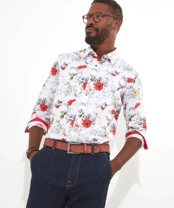 Shop Men's Collection | Funky Shirts | Men's Partywear | Gifts | Shirts | Sale Shirts | Top Picks | Top Picks | Top Picks | Men，s | Men，s | Men，s Joe Browns Perfect Print Shirt White