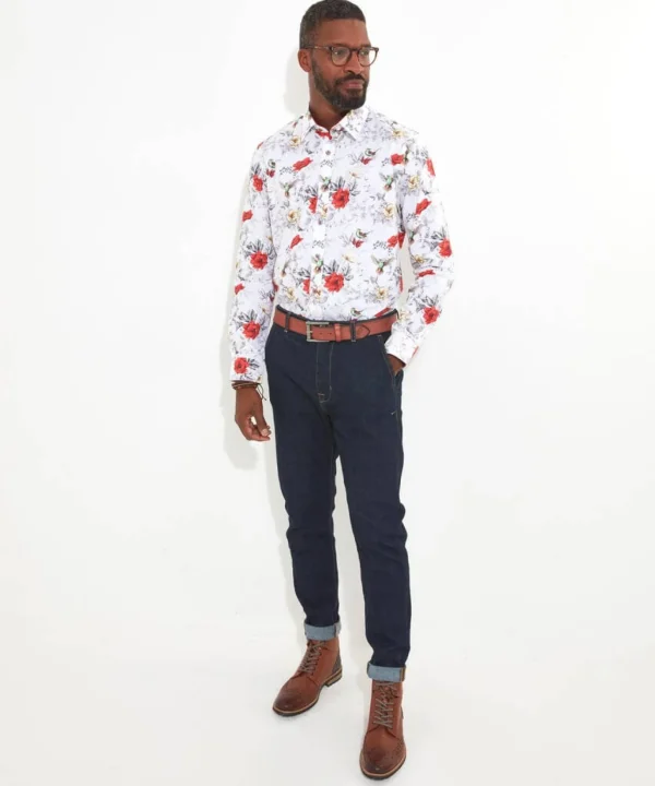 Shop Men's Collection | Funky Shirts | Men's Partywear | Gifts | Shirts | Sale Shirts | Top Picks | Top Picks | Top Picks | Men，s | Men，s | Men，s Joe Browns Perfect Print Shirt White