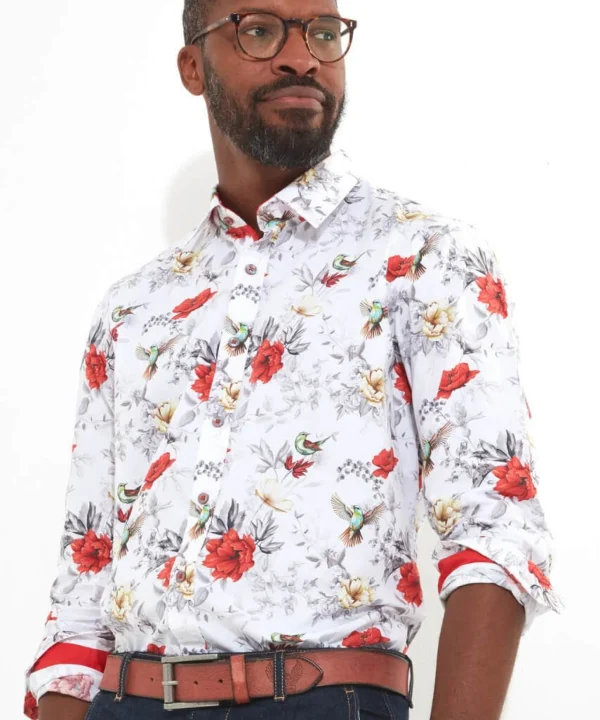 Shop Men's Collection | Funky Shirts | Men's Partywear | Gifts | Shirts | Sale Shirts | Top Picks | Top Picks | Top Picks | Men，s | Men，s | Men，s Joe Browns Perfect Print Shirt White