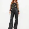 Occasion Outfits | Jeans & Trousers | Top Picks | Women's Joe Browns Perfect PU Trousers Black