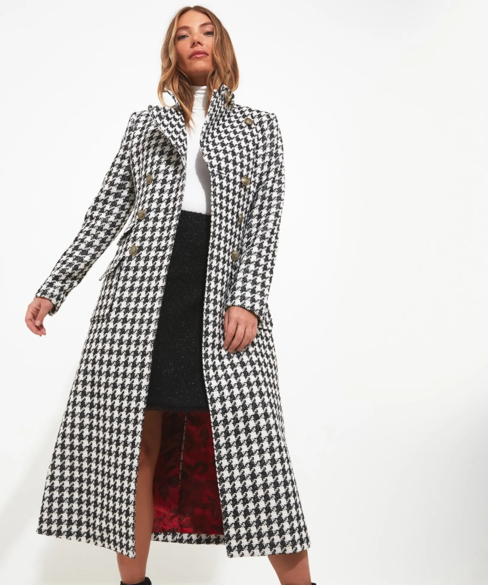 perfectly_mono_coat_0.webp Coats & Jackets | Women's Joe Browns Perfectly Mono Coat Black/White