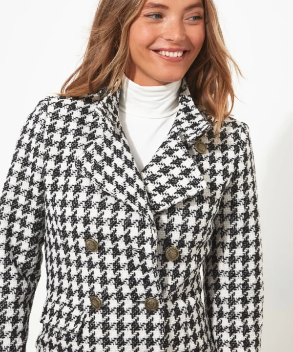 Coats & Jackets | Women's Joe Browns Perfectly Mono Coat Black/White