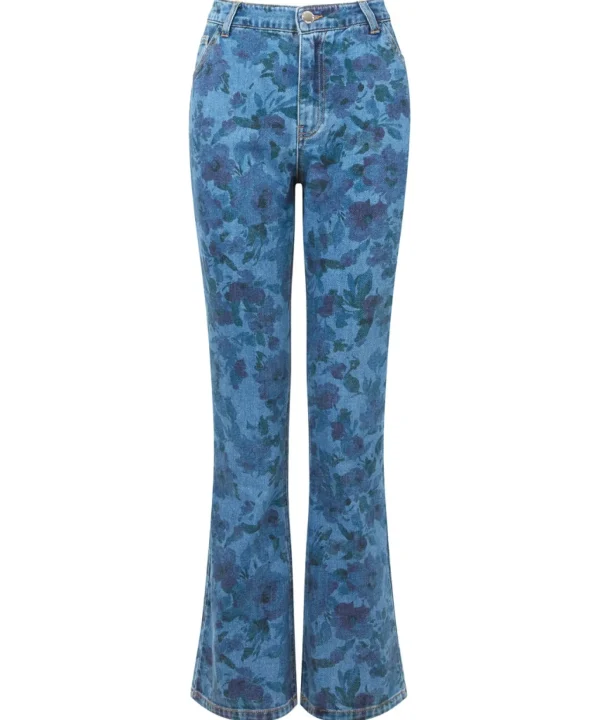 Denim Styles | Jeans & Trousers | Sale Jeans & Trousers | Women's | Women's | Women's Joe Browns Perfectly Printed Jeans Blue