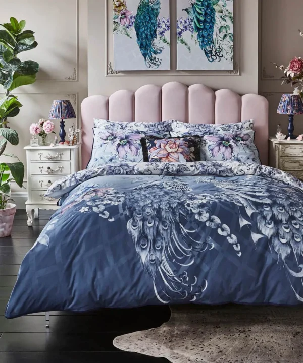 Bedroom | Nouveau Reflections | Floral Décor | Nature Décor | Animal Décor | Bedding | Home | Home | Home | Home | Home | Home Joe Browns Poised Peacocks Reversible Bed Set Blue
