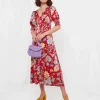 Sale Dresses | Women's Joe Browns Poppy Floral Dress Red