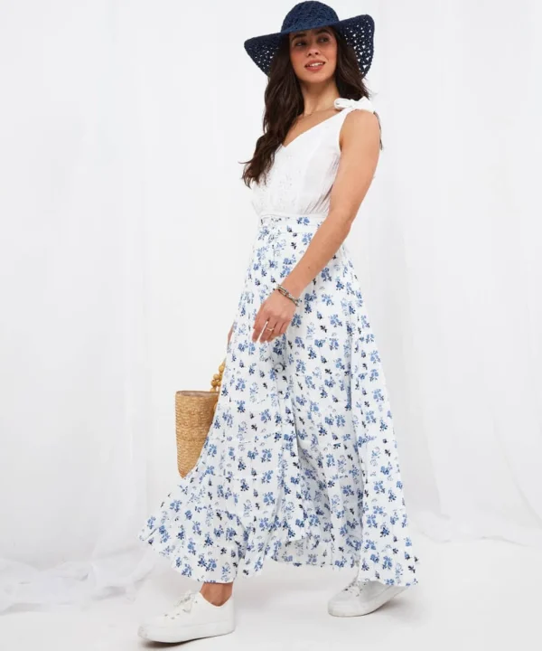 Sale Skirts | Women's Joe Browns Prairie Dreaming Skirt White