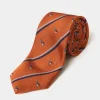 Accessories | Men，s Joe Browns Premium Dapper Silk Tie Orange