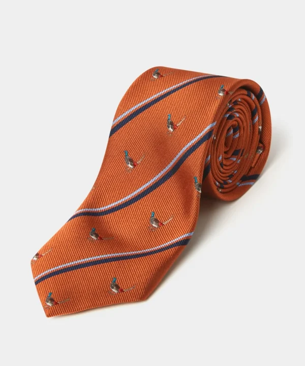 Accessories | Men，s Joe Browns Premium Dapper Silk Tie Orange