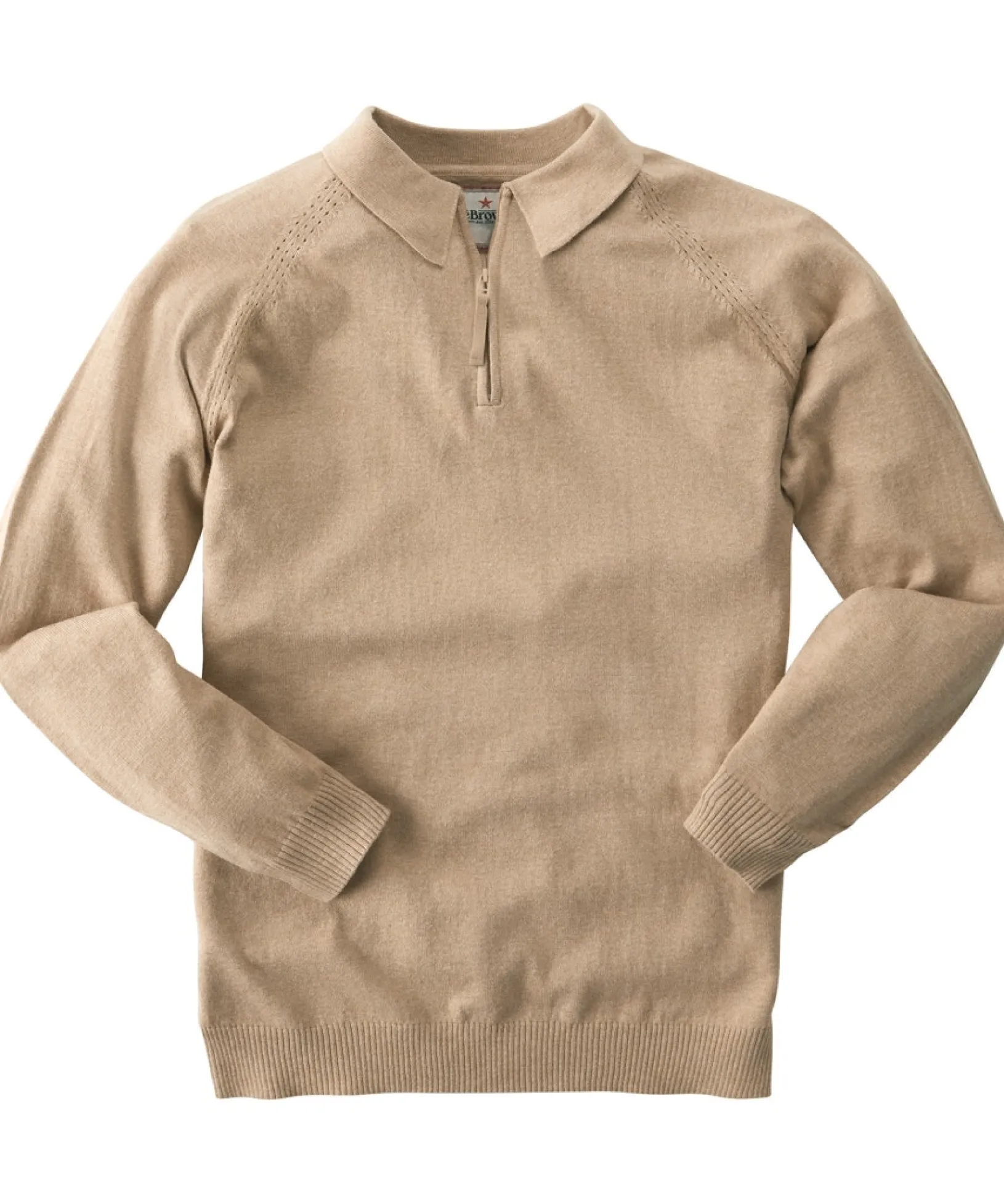 premium_knitted_polo_1.webp Shop Men's Collection | Knitwear & Jumpers | Sale Knitwear & Jumpers | Top Picks | Men,s | Men,s Joe Browns Premium Knitted Polo Oatmeal