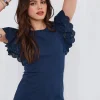 Sale Tops, Tunics & Blouses | Women's Joe Browns Pretty Broderie Top Navy / Pink / White