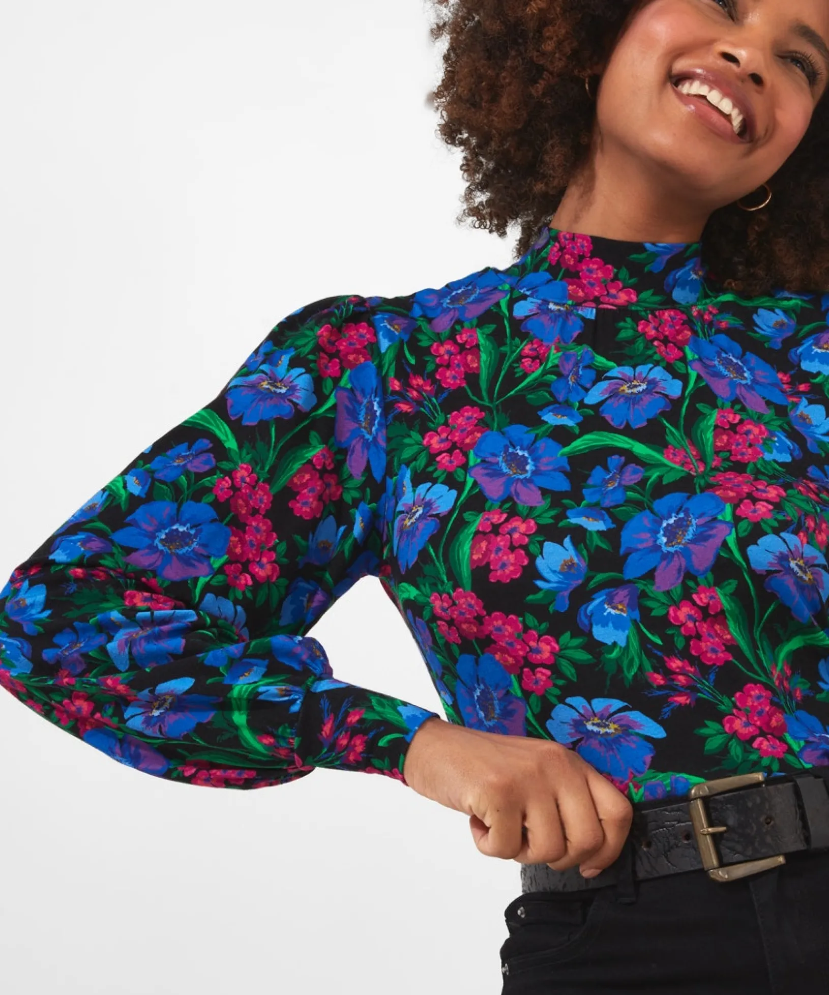 radiant_floral_print_top_0.webp Shop Women's Collection | Tops, Tunics & Blouses | Sale Tops, Tunics & Blouses | Top Picks | Women's | Women's Joe Browns Radiant Floral Print Top Multi