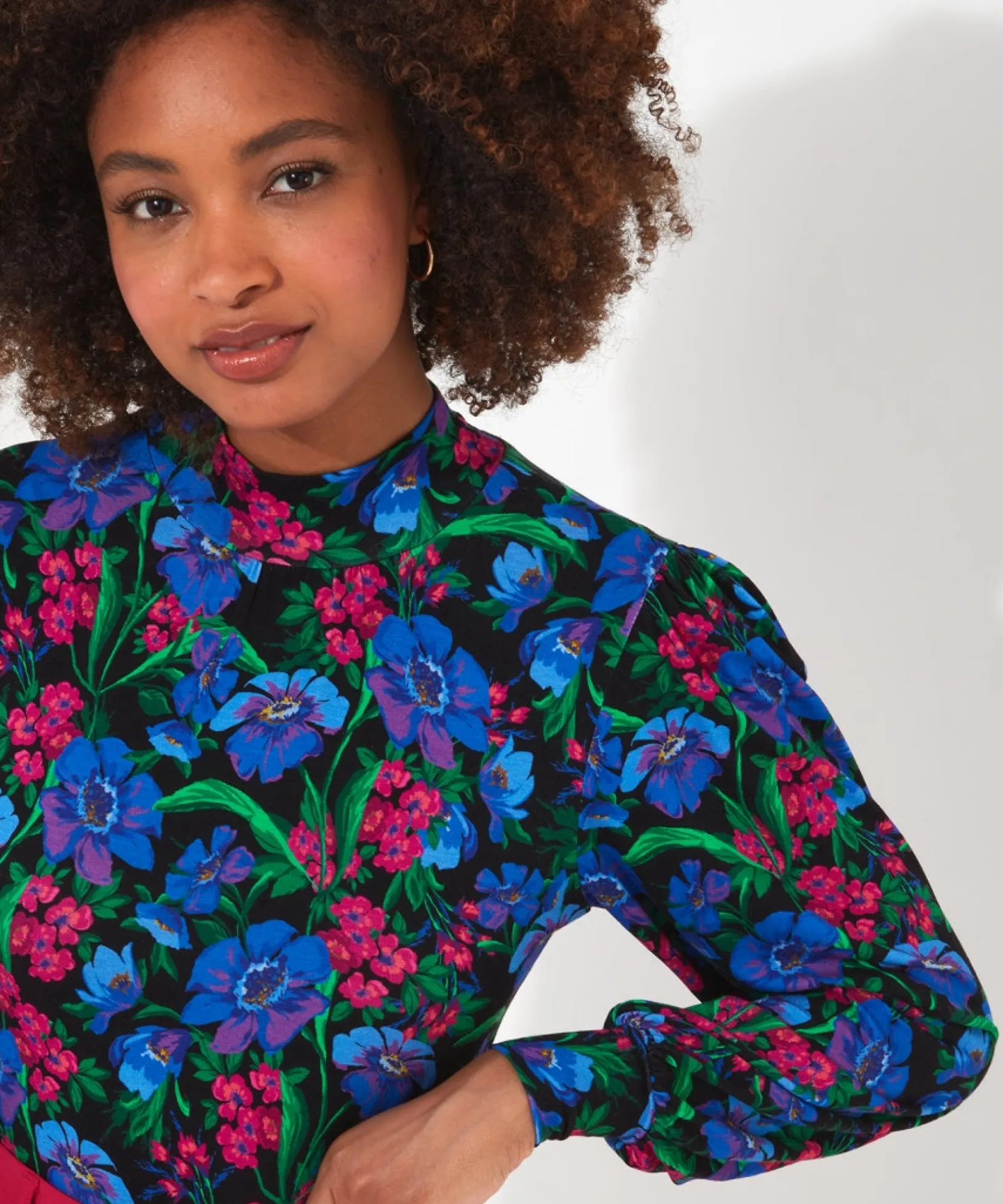 radiant_floral_print_top_3.webp Shop Women's Collection | Tops, Tunics & Blouses | Sale Tops, Tunics & Blouses | Top Picks | Women's | Women's Joe Browns Radiant Floral Print Top Multi