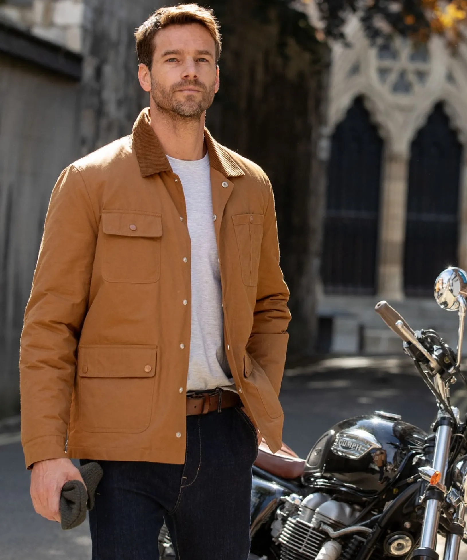 ready_for_the_weekend_jac_2.webp Shop Men's Collection | Layering Essentials | Coats & Jackets | Sale Coats & Jacket | Top Picks | Men,s | Men,s | Men,s Joe Browns Ready For The Weekend Jacket Tan