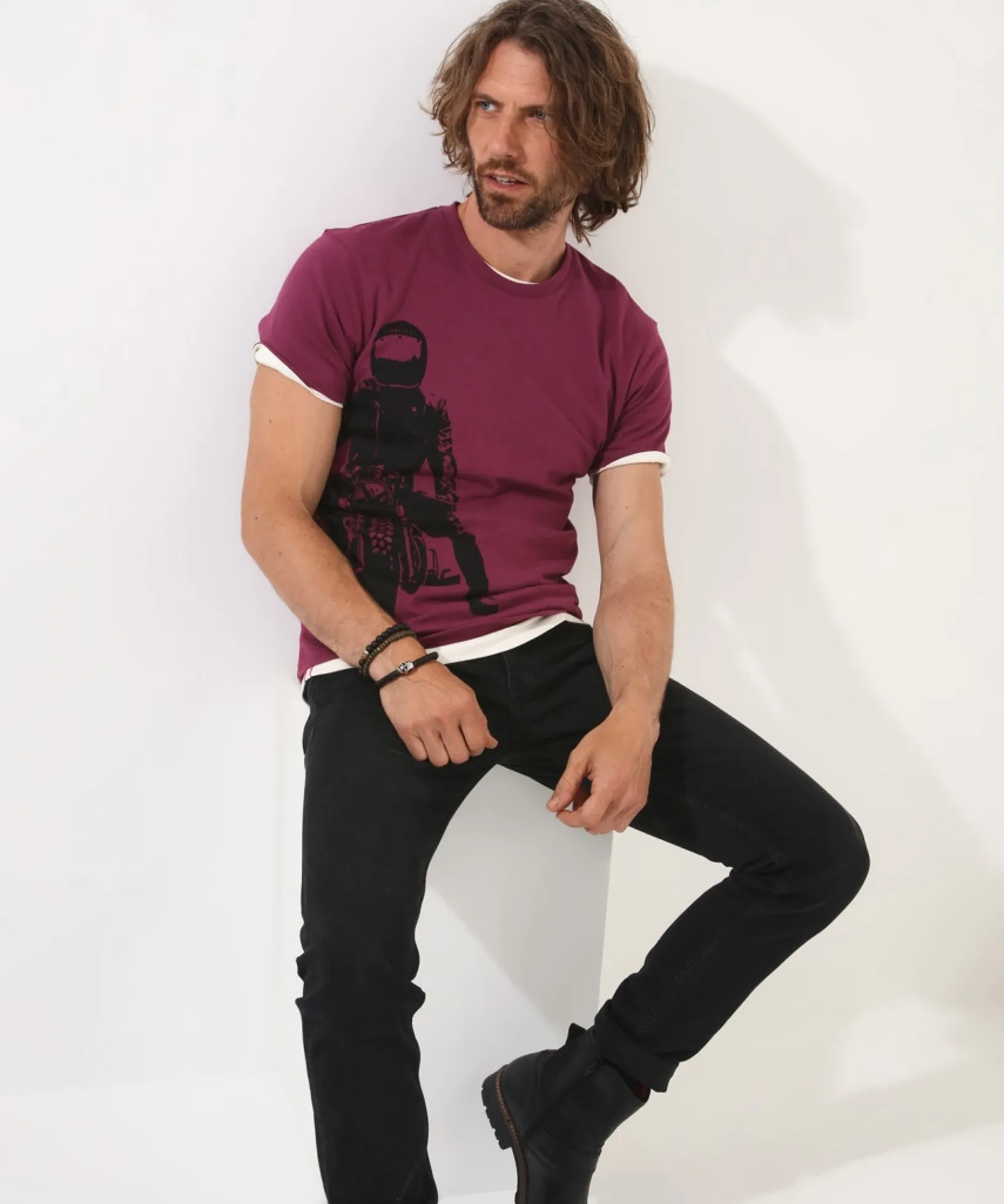 ready_to_ride_tee_3.webp Shop Men's Collection | Graphic T-Shirts | Tops & T-Shirts | Sale Tops & T-Shirts | Top Picks | Top Picks | Men,s | Men,s Joe Browns Ready To Ride Tee Berry