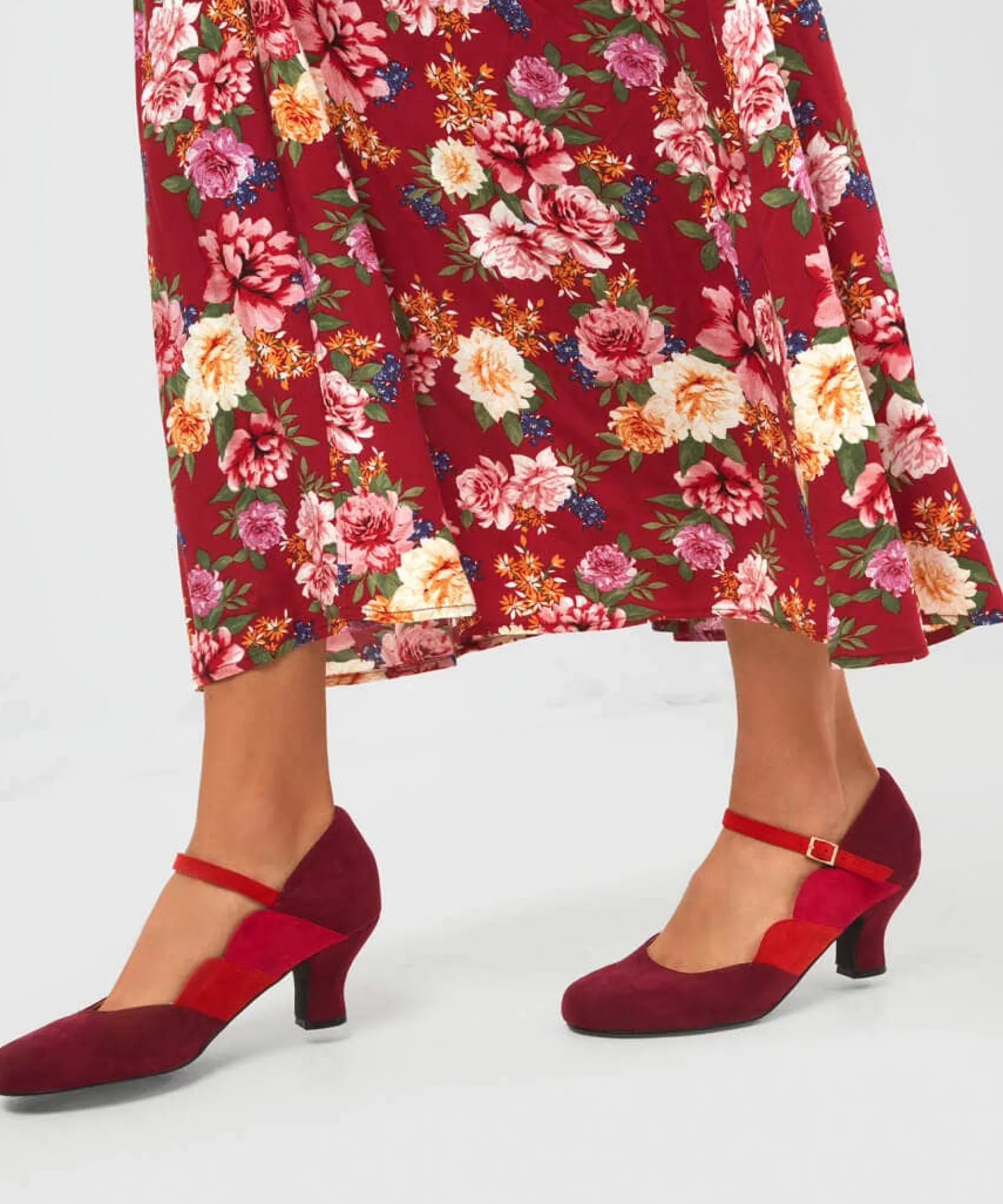 rebel_art_deco_mary_jane__1.webp Party Footwear | Boots & Shoes | Sale Boots & Shoes | Top Picks | Women's | Women's Joe Browns Rebel Art Deco Mary Jane Shoes Burgundy