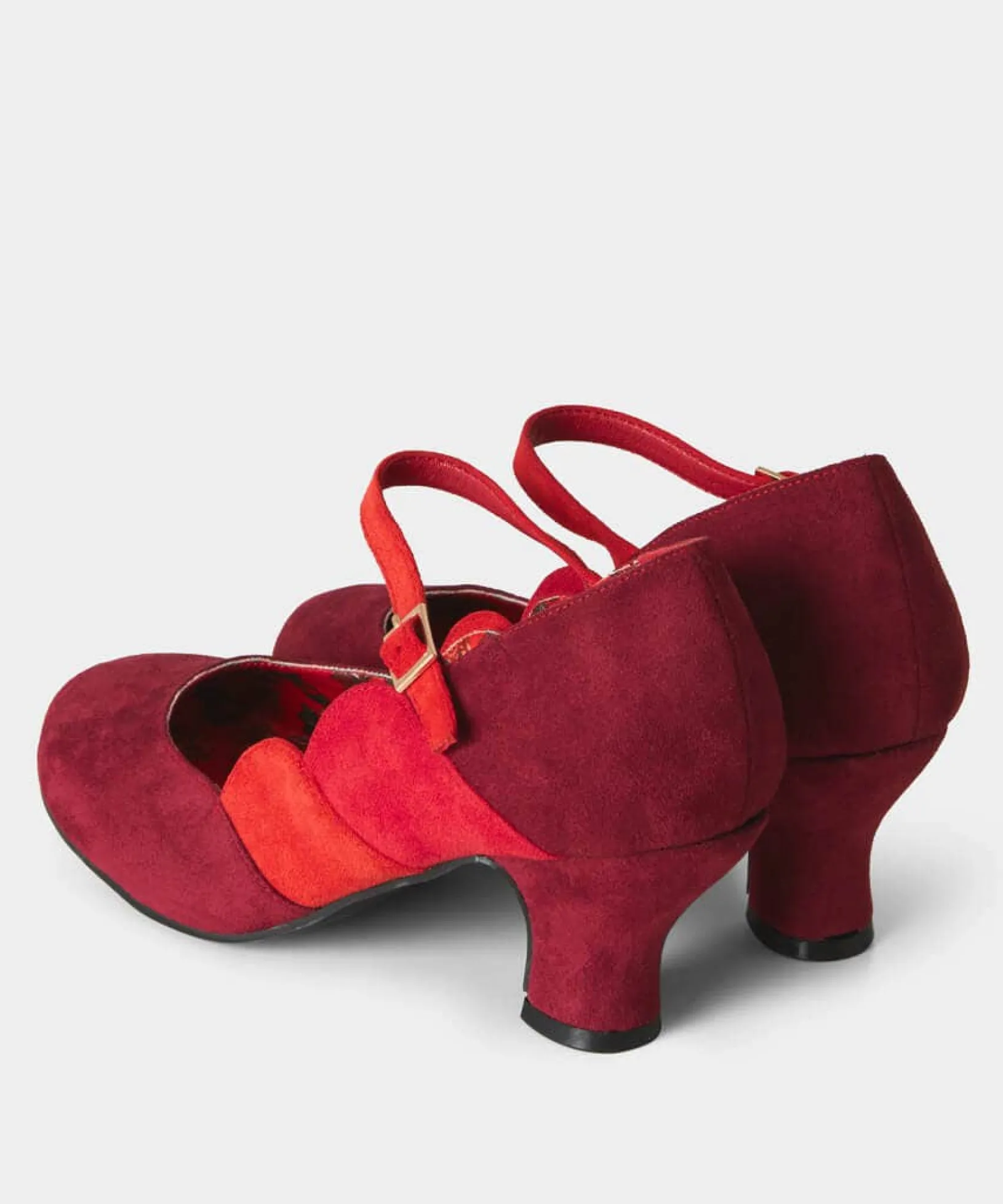 rebel_art_deco_mary_jane__5.webp Party Footwear | Boots & Shoes | Sale Boots & Shoes | Top Picks | Women's | Women's Joe Browns Rebel Art Deco Mary Jane Shoes Burgundy