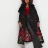 Shop Women's Collection | Occasion Outfits | Coats & Jackets | Sale Coats & Jacket | Top Picks | Top Picks | Women's | Women's Joe Browns Red Roses Boutique Coat Black Multi