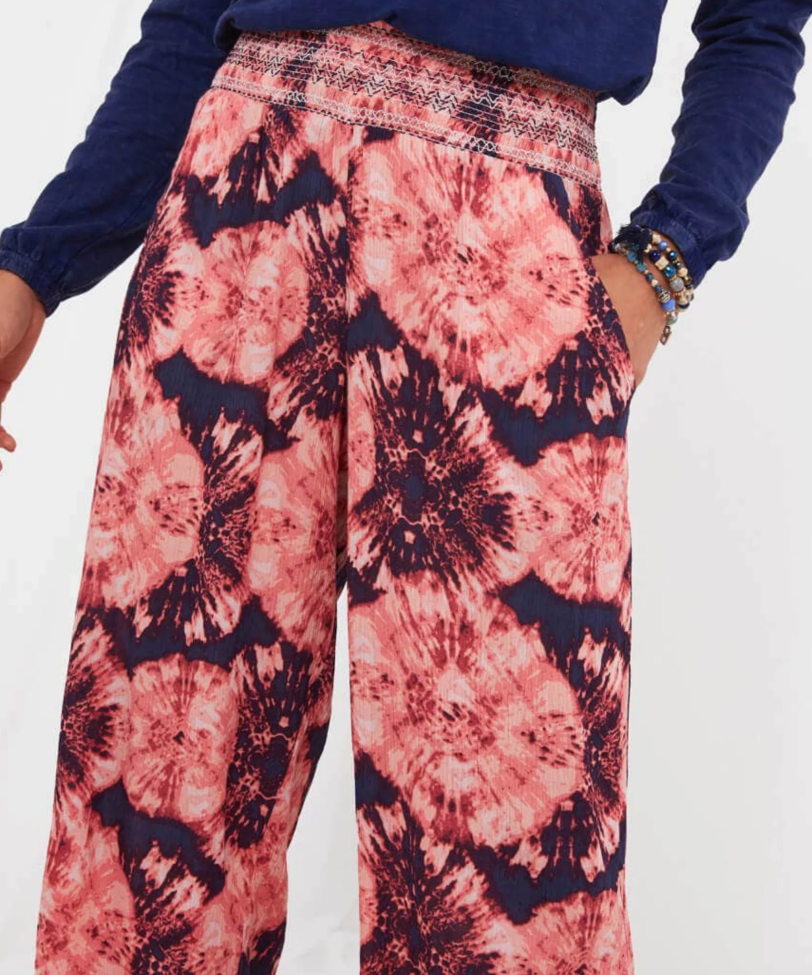 relaxed_vibe_bottoms_5.webp Sale Pyjamas & Loungewear | Sale Jeans & Trousers | Women's | Women's Joe Browns Relaxed Vibe Bottoms Blue