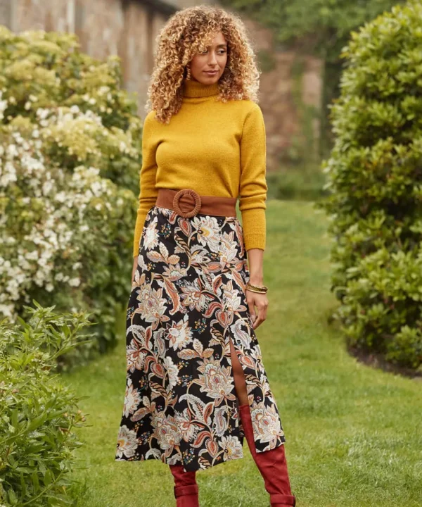 Cardigans & Coatigans | Sale Knitwear & Jumpers | Top Picks | Women's Joe Browns Relaxing Roll Neck Jumper Ochre
