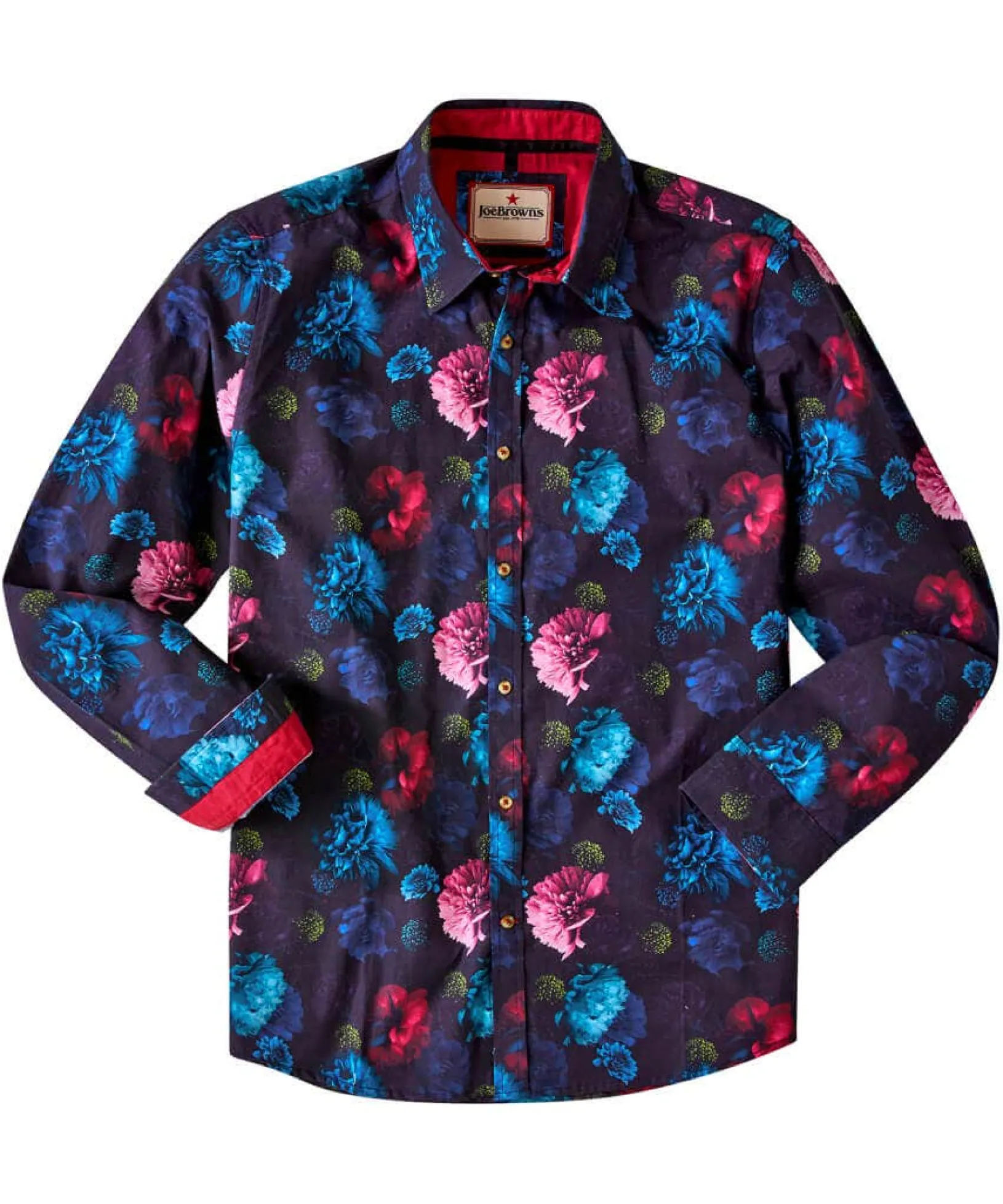 remarkable_floral_shirt_1.webp Shop Men's Collection | Funky Shirts | Men's Partywear | Shirts | Sale Shirts | Top Picks | Top Picks | Top Picks | Men,s | Men,s Joe Browns Remarkable Floral Shirt Black