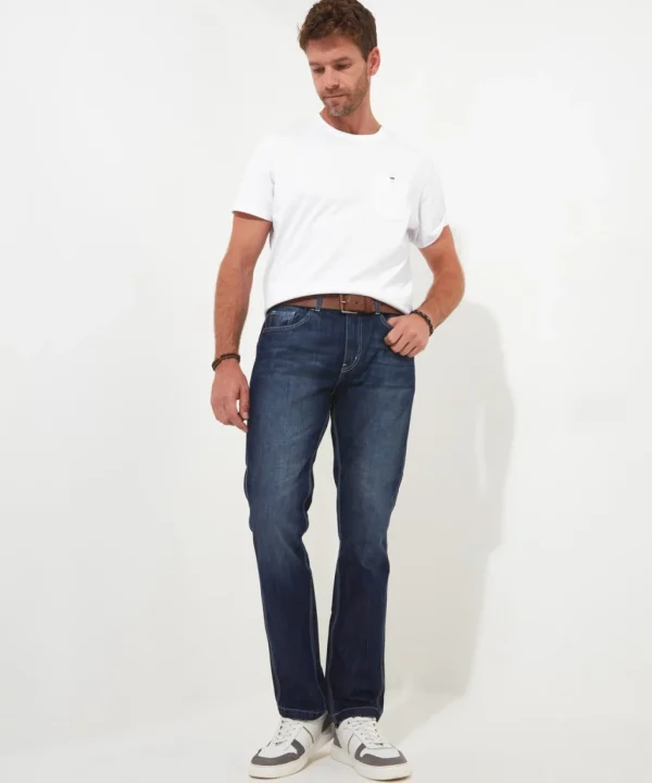 Shop Men's Collection | Jeans & Trousers | Denim Styles | Sale Jeans & Trousers | Top Picks | Men,s | Men,s | Men,s Joe Browns Remarkable Regular Slim Jeans Mid Wash