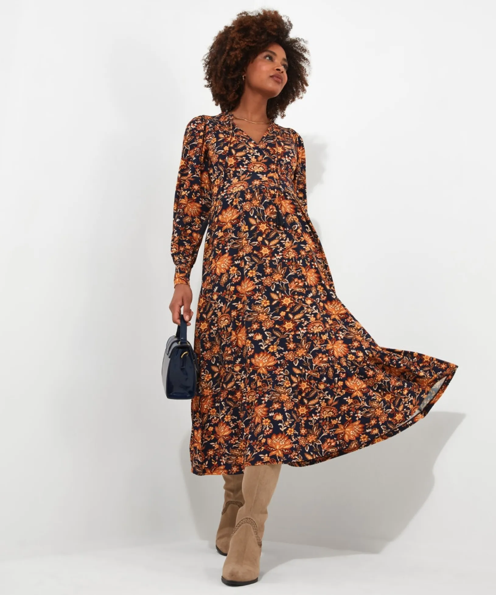 rich_floral_jersey_dress_0.webp Shop Women's Collection | Maxi Dresses | Dresses | Sale Dresses | Top Picks | Top Picks | Women's | Women's Joe Browns Rich Floral Jersey Dress Multi