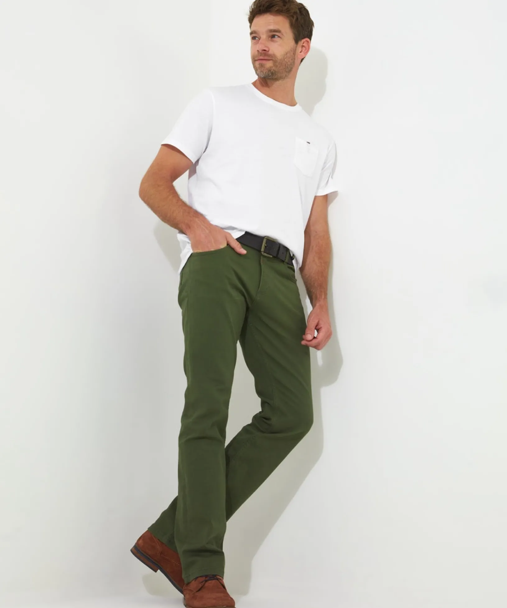 right_track_jeans_3.webp Shop Men's Collection | Men's Partywear | Jeans & Trousers | Denim Styles | Top Picks | Top Picks | Men,s | Men,s Joe Browns Right Track Jeans Olive