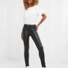 Jeans & Trousers | Women's Joe Browns Rock Chick Leather Look Trousers Black