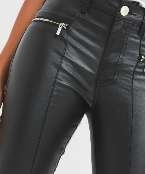 Jeans & Trousers | Women's Joe Browns Rock Chick Leather Look Trousers Black