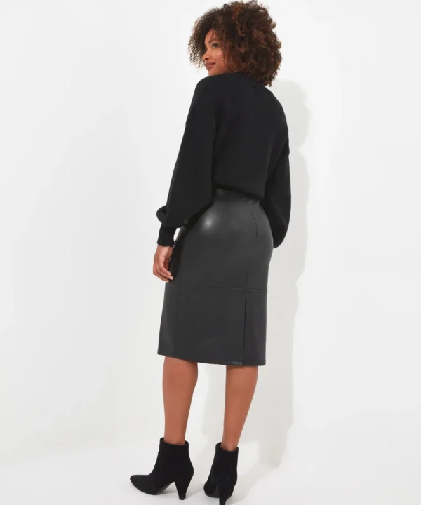 Skirts | Sale Skirts | Women's | Women's Joe Browns Rock It PU Pencil Skirt Black