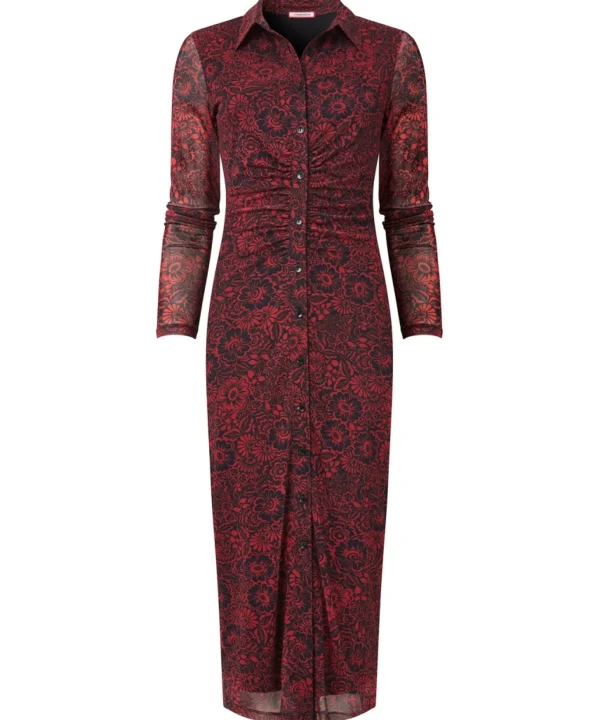 Shop Women's Collection | Midi Dresses | Dresses | Sale Dresses | Top Picks | Top Picks | Women's | Women's Joe Browns Ruched Front Button Through Mesh Dress Multi