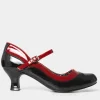 Boots & Shoes | Sale Boots & Shoes | Women's | Women's Joe Browns Salsa Cafe Patent Shoes Black/Red