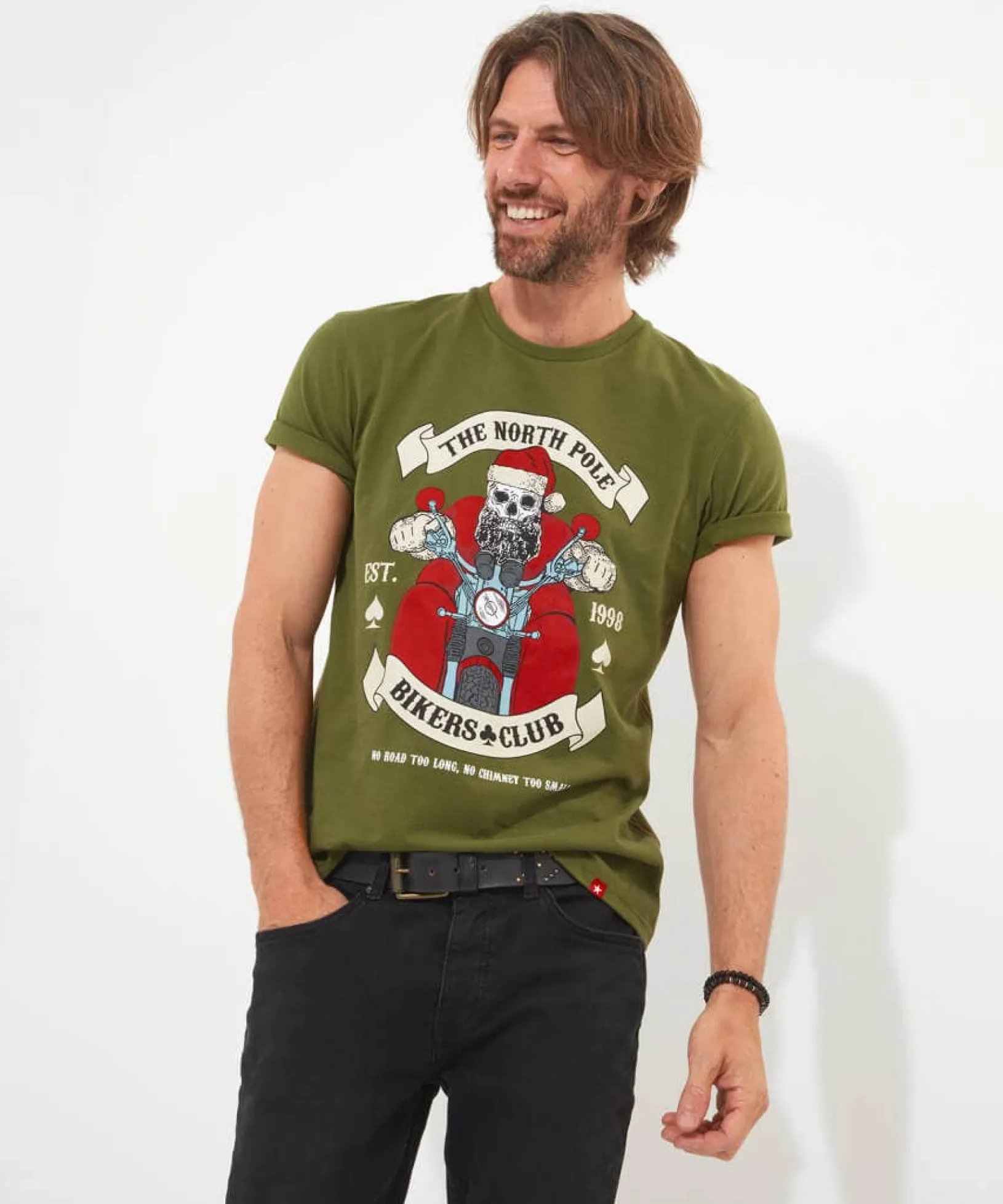 santas_ride_tee_0.webp Shop Men's Collection | Graphic T-Shirts | Gifts | Tops & T-Shirts | Half Price Christmas Styles | Sale Tops & T-Shirts | Top Picks | Top Picks | Men,s | Men,s | Men,s | Men,s Joe Browns Santas Ride Tee Khaki