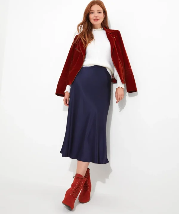 Skirts | Sale Skirts | Women's | Women's Joe Browns Satin Skirt Midnight