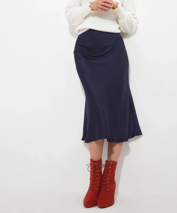 Skirts | Sale Skirts | Women's | Women's Joe Browns Satin Skirt Midnight